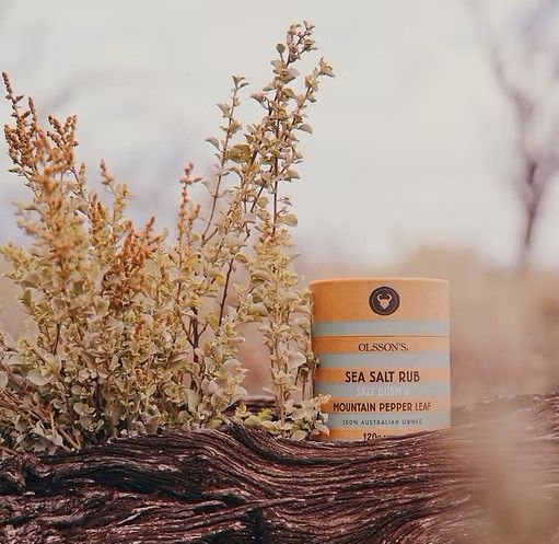 Salt Bush & Mountain Pepper Leaf Salt Rub 120g