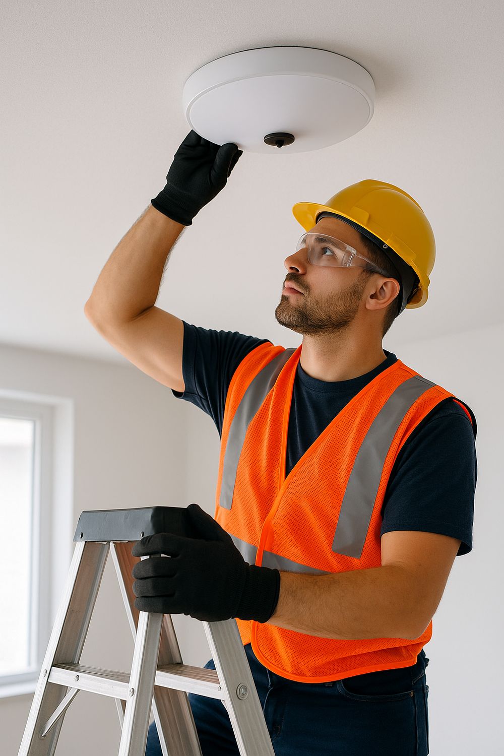Light Fixture Installation (Ceilings under 12')