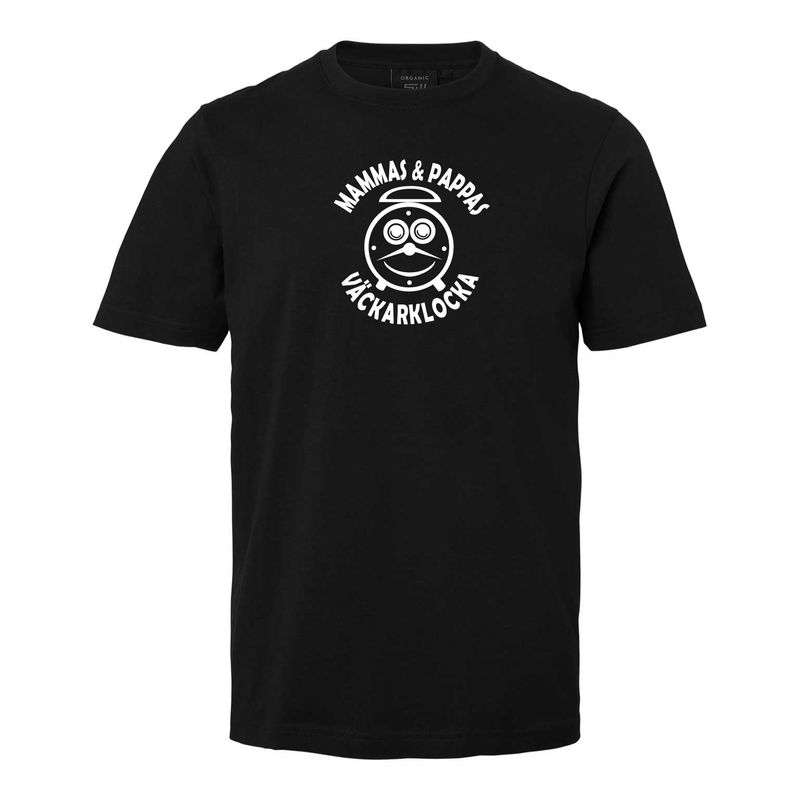T-shirt med tryck "Mammas och Pappas väckarklocka"