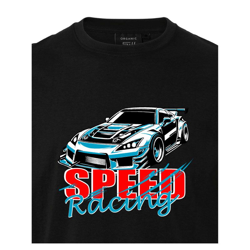 T-shirt med tryck Speed Racing