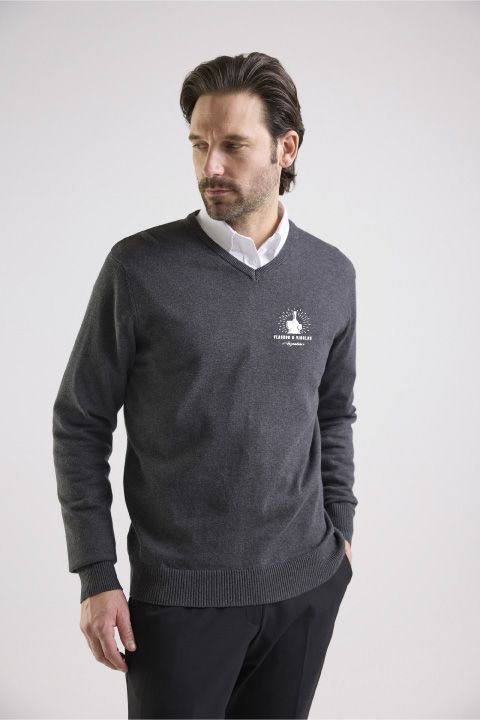 James Pullover V Neck
