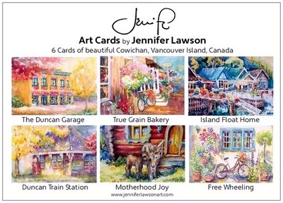 Jennifer Lawson card box of 6