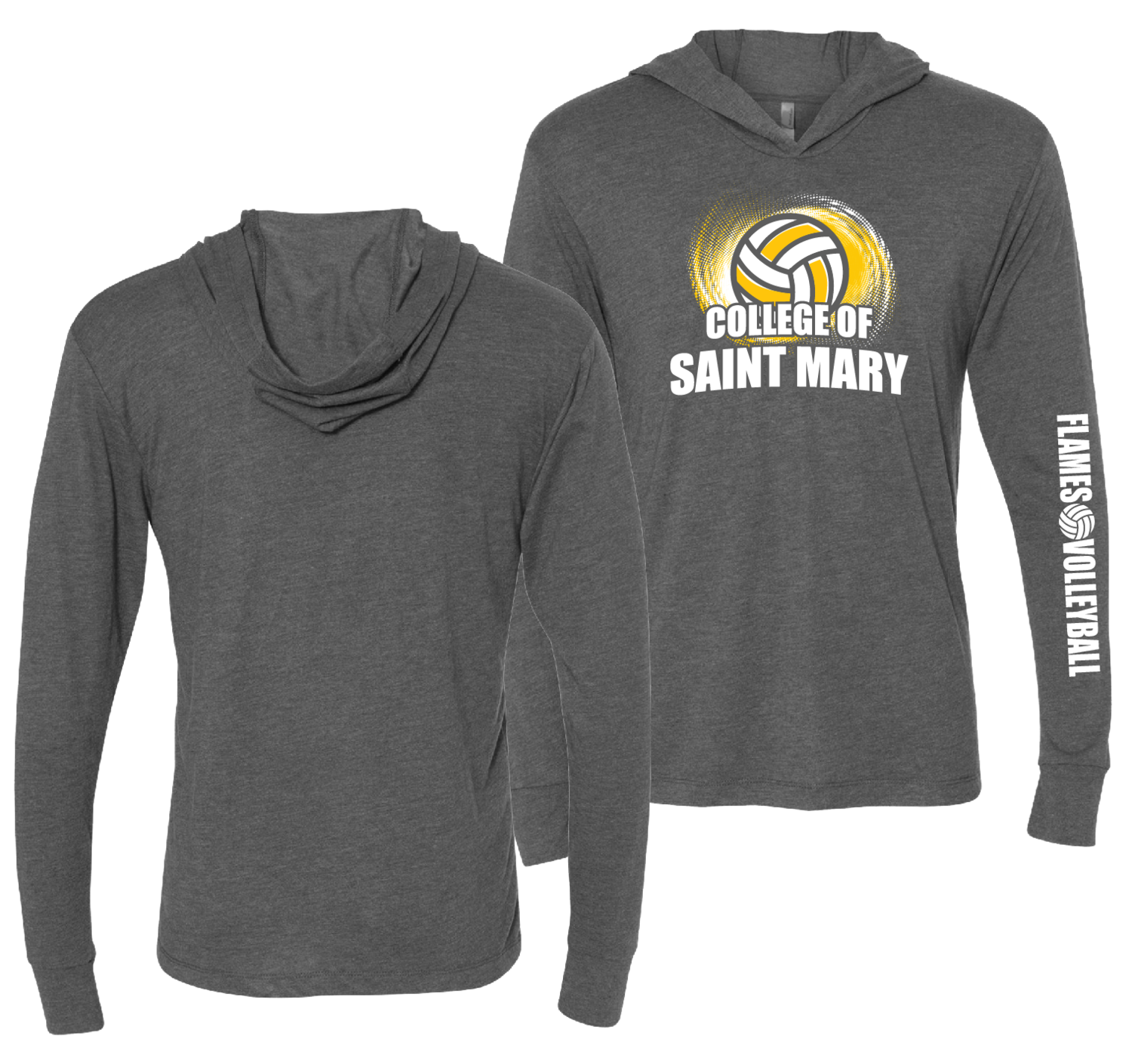 CSM Volleyball Hooded LS Pullover