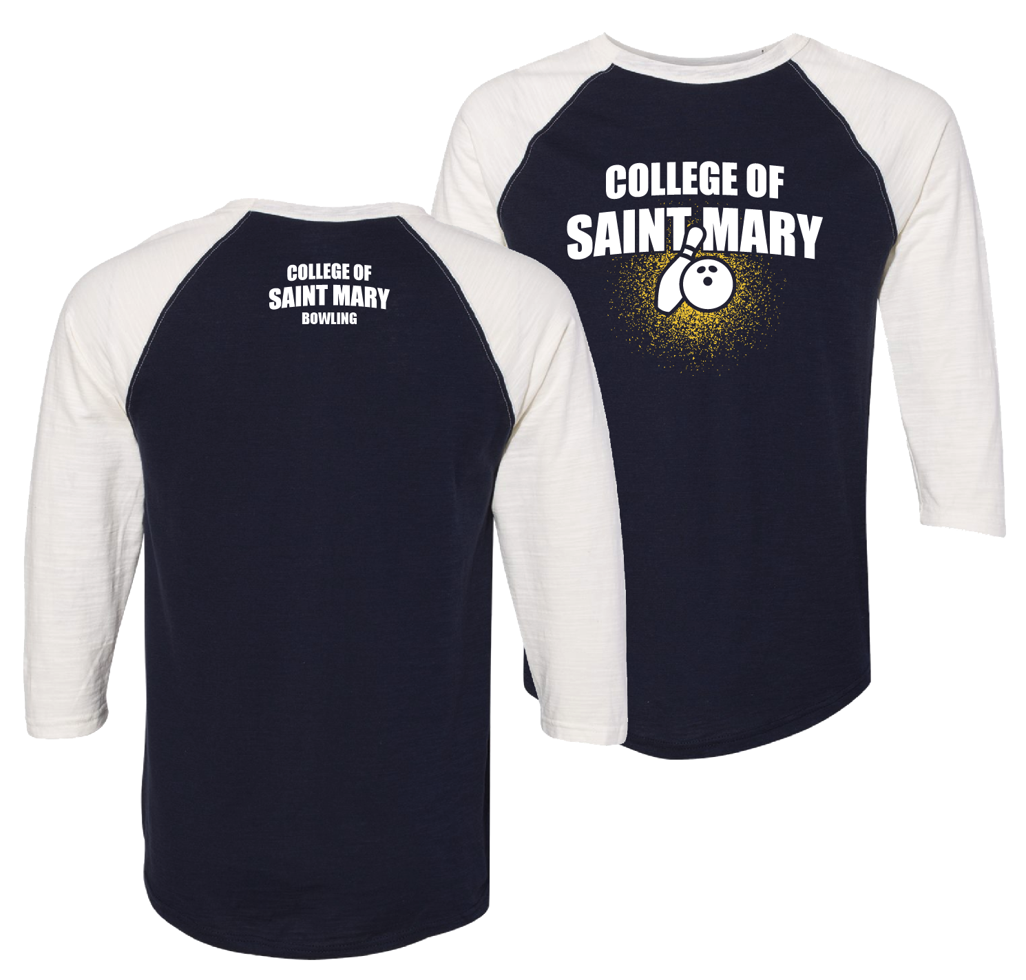 CSM Bowling 3-Qtr Sleeve Tee
