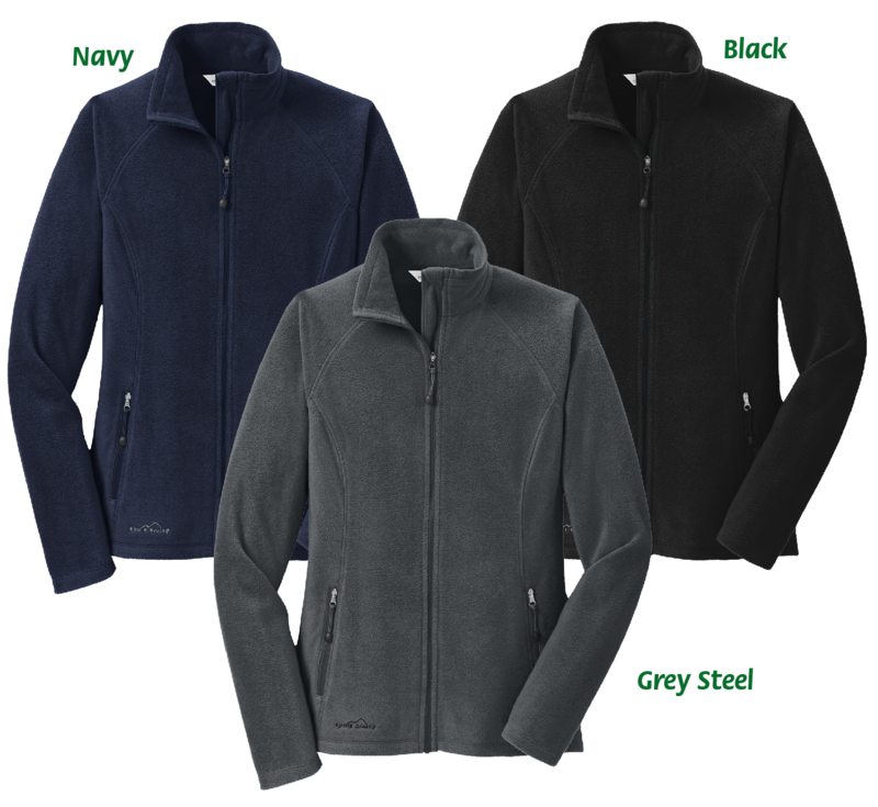 (04) Eddie Bauer Ladies Full-Zip Microfleece Jacket (EB225)