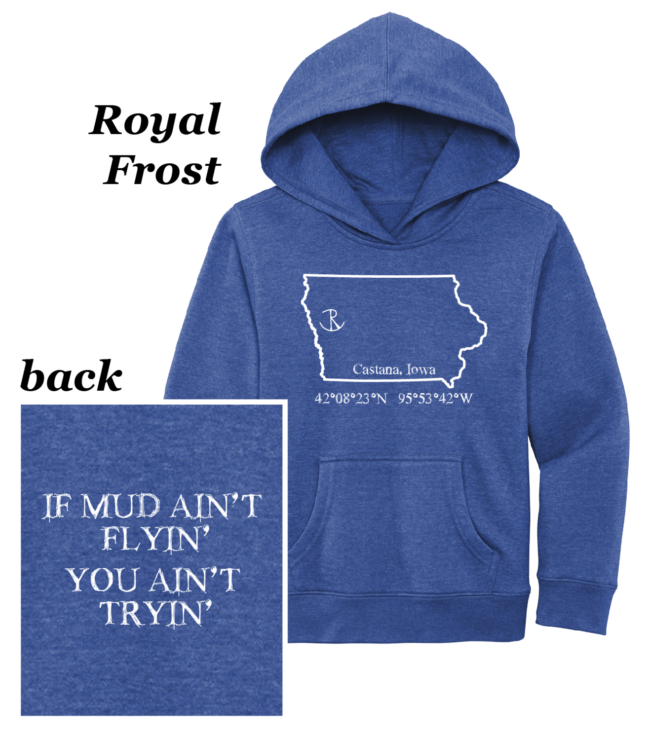 (06) Coordinates Pullover YOUTH Hoodie (DT6100Y)