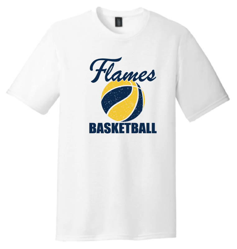 (01) Flames Bkb TriBlend Short Sleeve Tee (DM130)