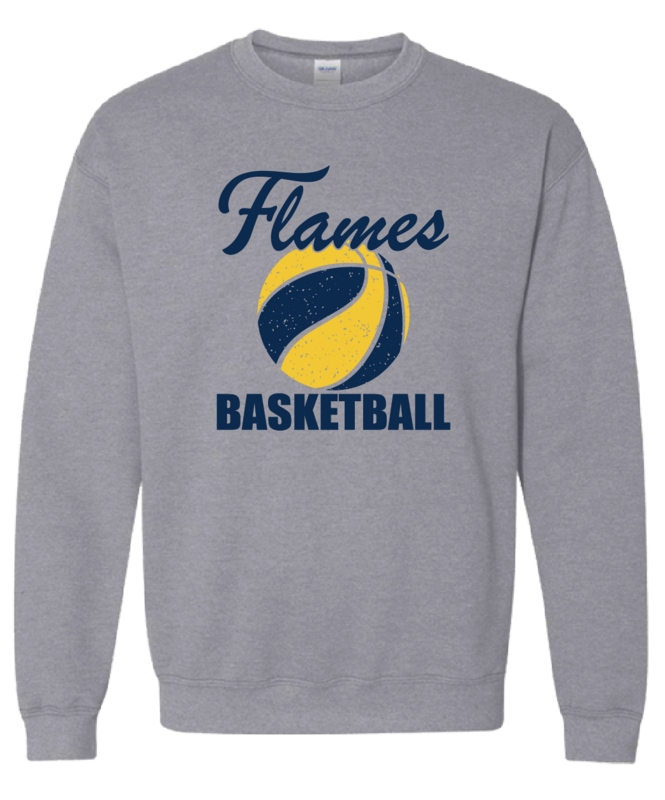 (03) Flames Bkb Pullover Crewneck (18000)