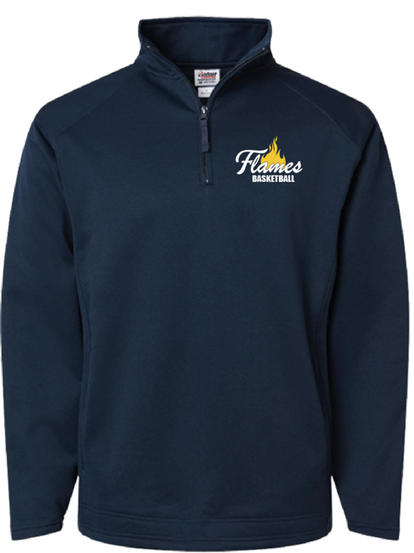 (07) Flames Bkb Performance Fleece 1/4-Zip (1480)