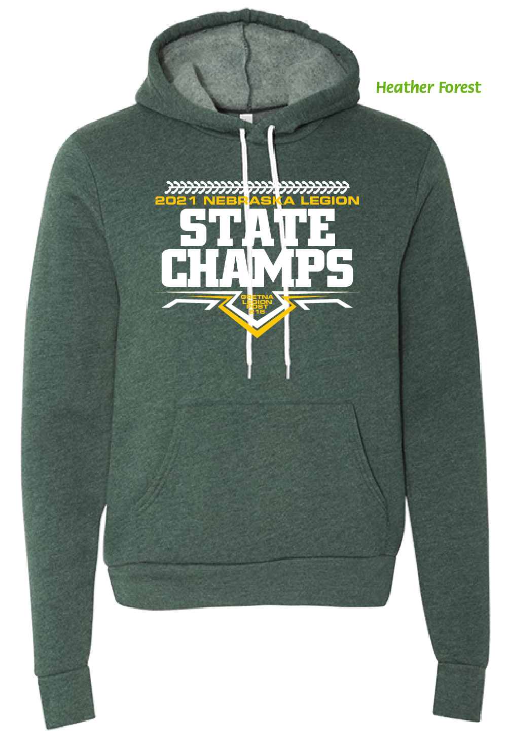 (07) Gretna Legion Baseball Soft Feel Hoodie