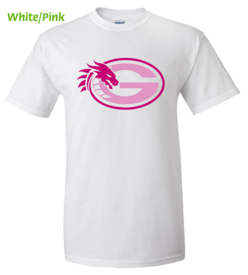 (D04-P) Dragons PINK OUT Short Sleeve Tee