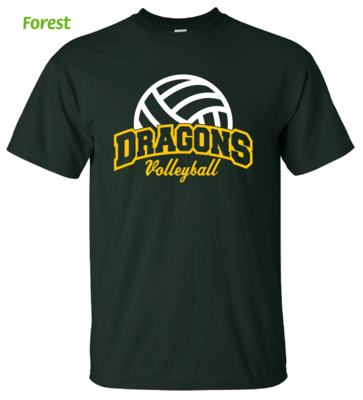 (D75) Dragons Volleyball Short Sleeve Tee