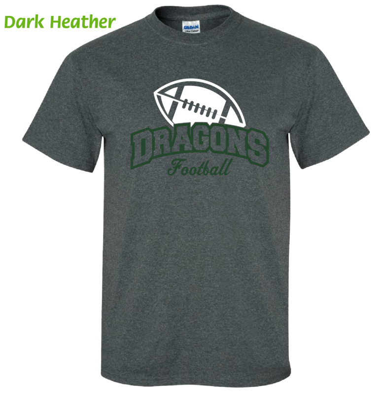 (D40) Dragons Football Short Sleeve Tee