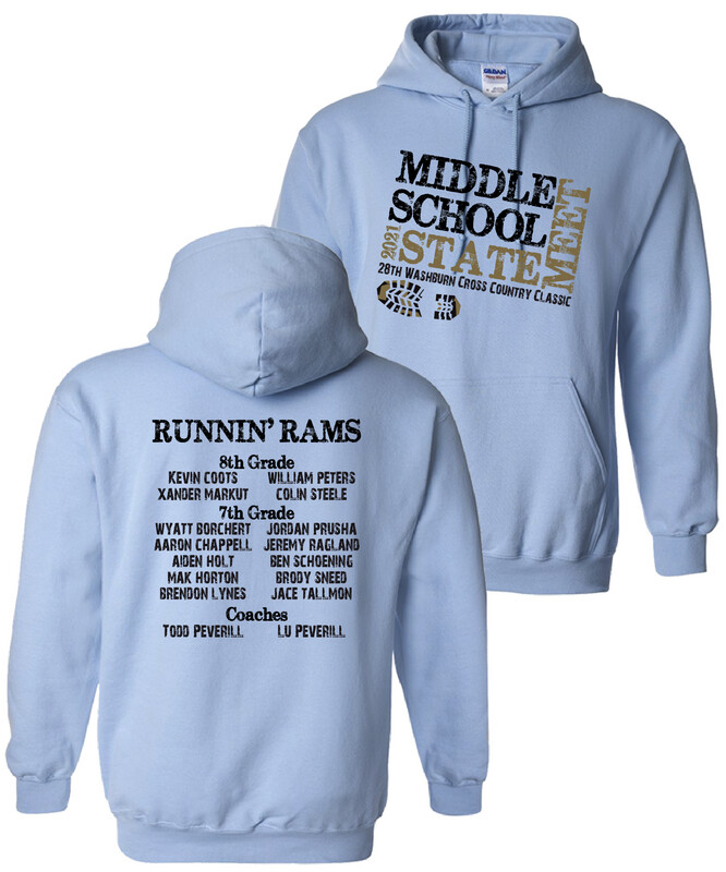 Glenwood MS Cross Country Hoodie