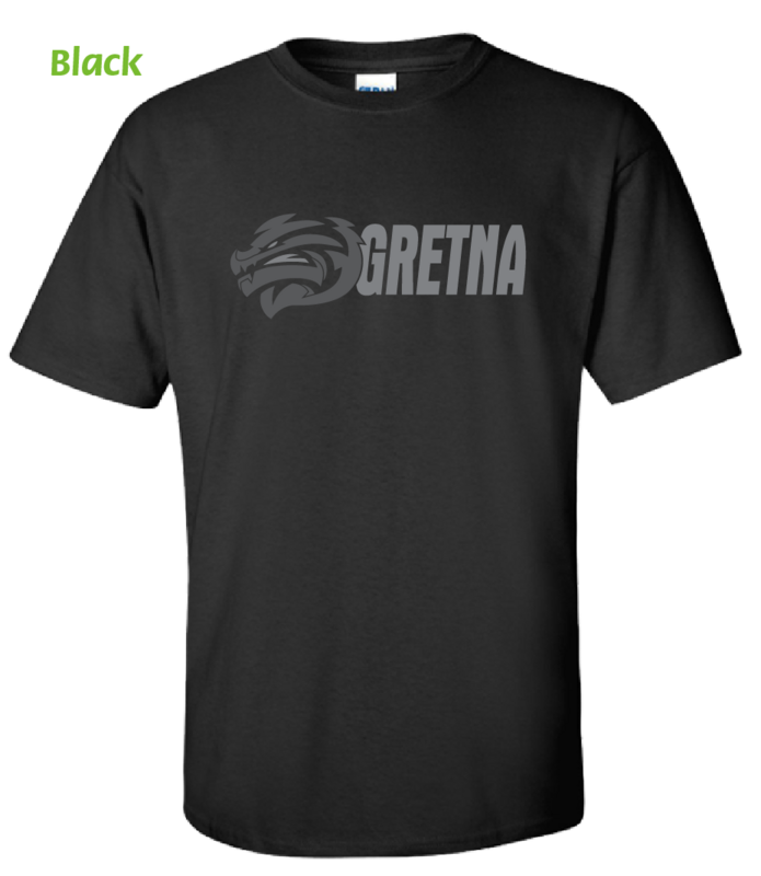 (D03-K) Dragons BLACK OUT Short Sleeve Tee