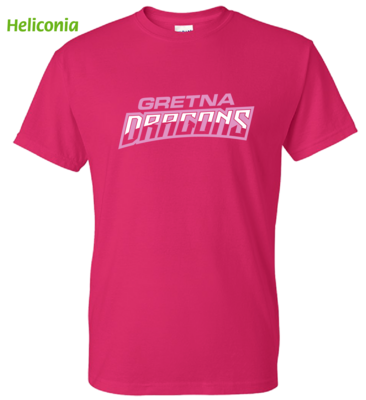 (D06-P) Dragons PINK OUT Short Sleeve Tee