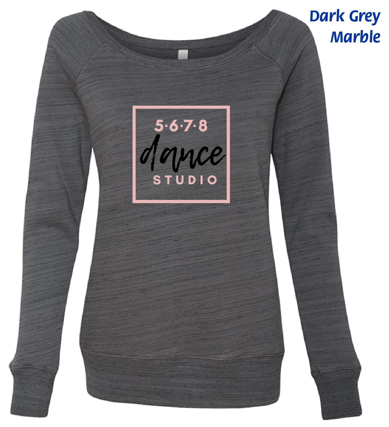 (03) 5678 Dance Sponge Fleece Wide Neck Crewneck
