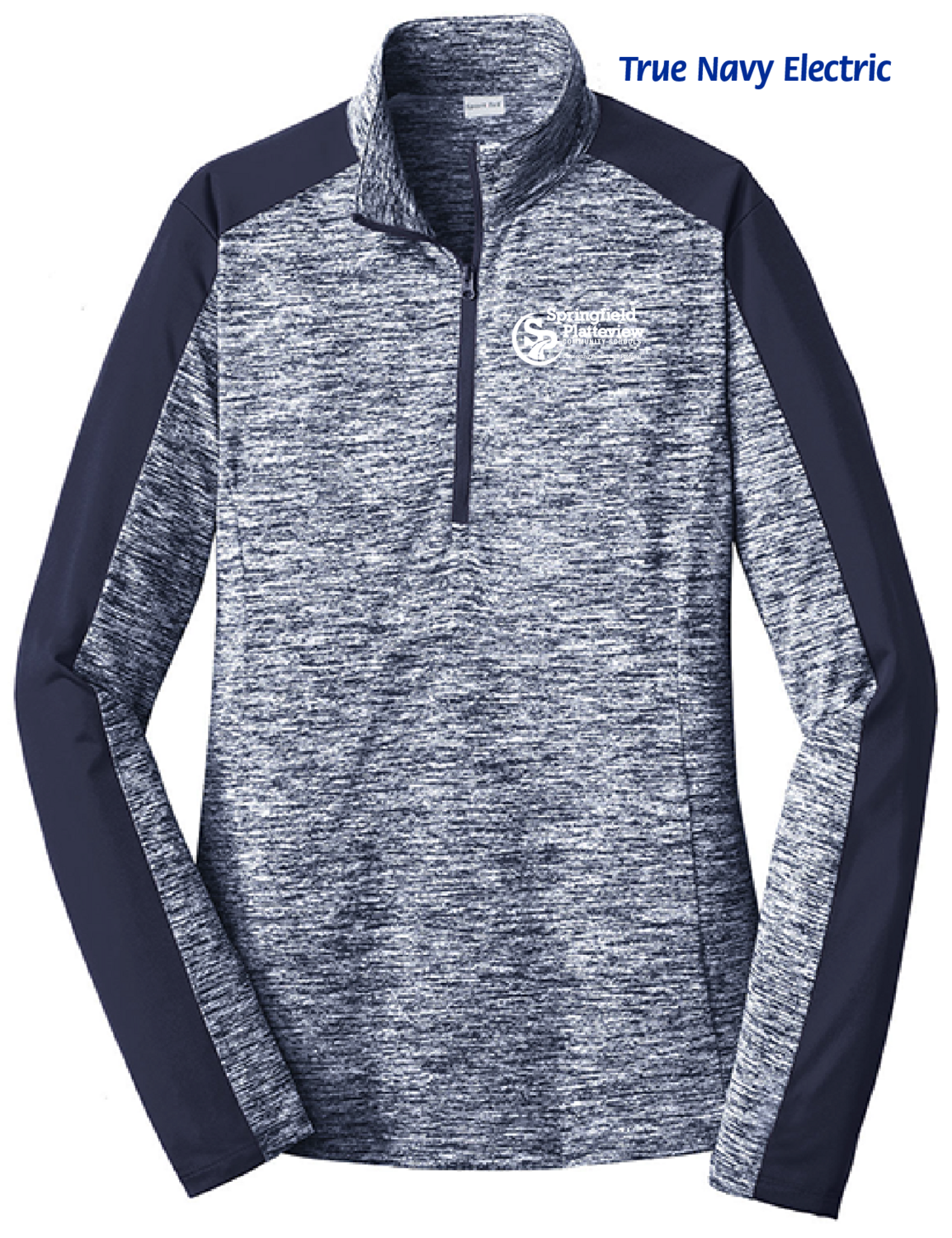 (03) S/P Ladies Electric Heather 1/4-Zip (LST397)