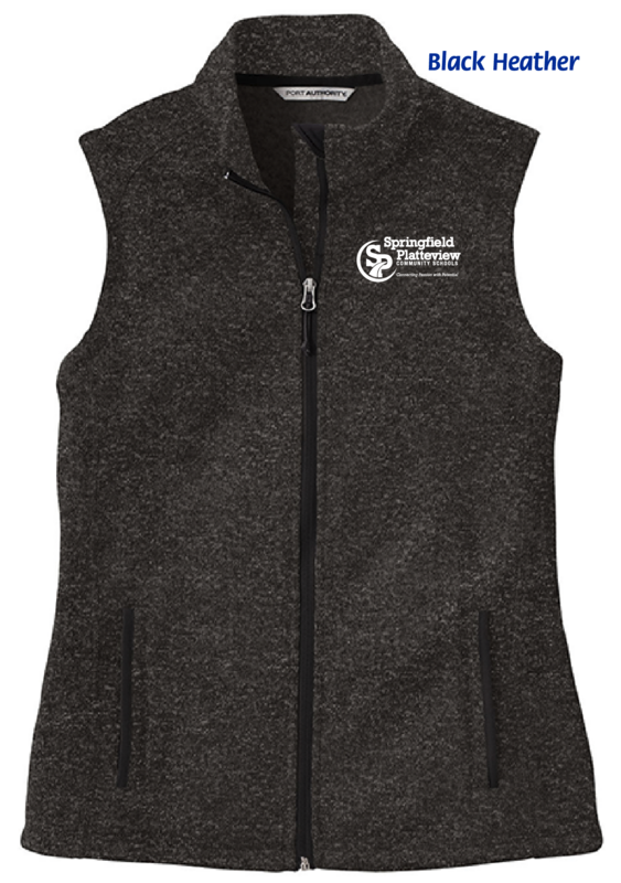 (10) S/P Ladies Sweater Fleece Vest (L236)
