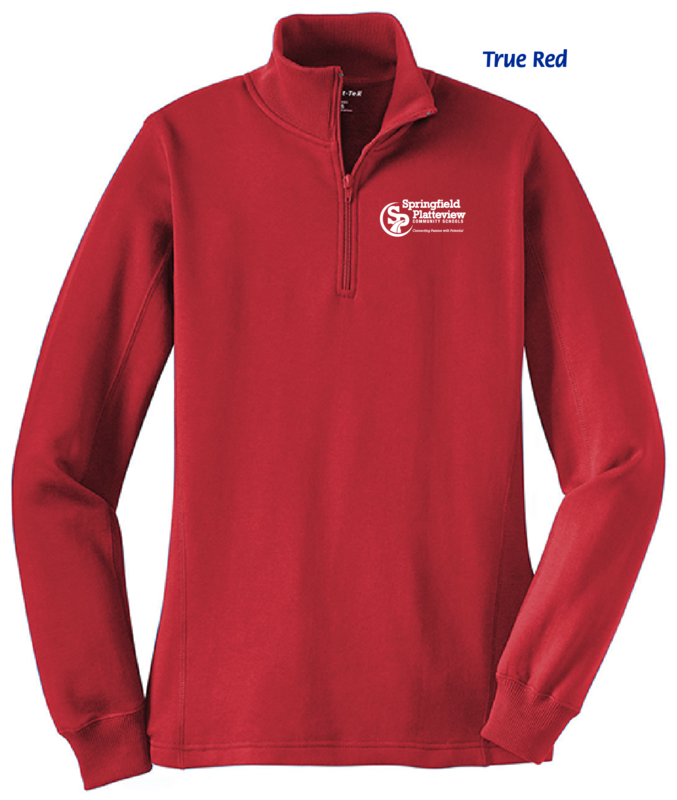 (06) S/P Ladies 1/4-Zip Sweatshirt (LST253)