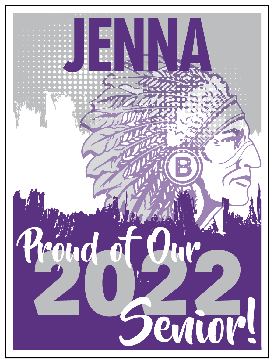 Bellevue East Senior Sign Bellevue East Senior Sign