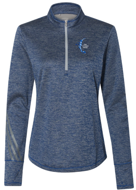 (07) Caze Ladies Adidas Heathered 1/4-Zip (A285)