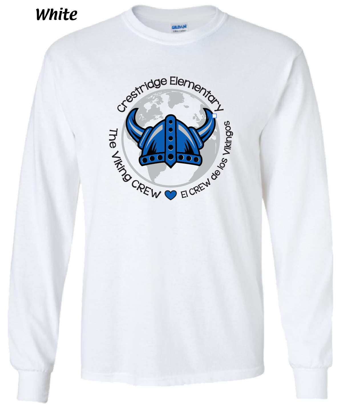 (02) Crestridge 50/50 Long Sleeve Tee (8400)