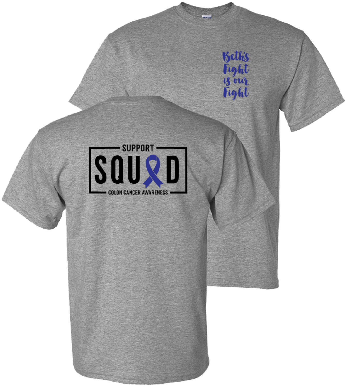(01) Beth&#39;s Squad Short Sleeve Tees (5000)