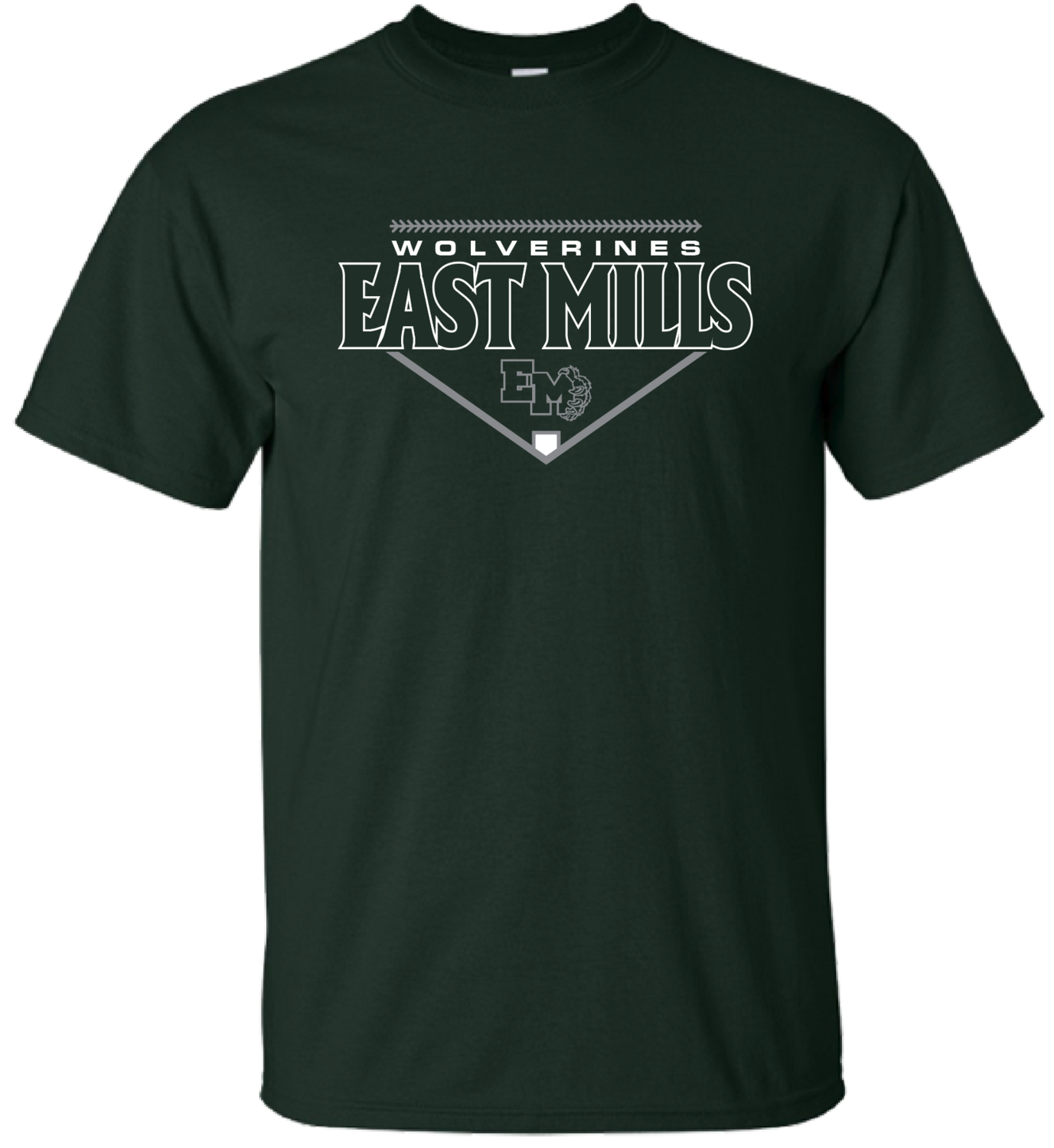 (01) EM BB/SB Short Sleeve 50/50 Tee