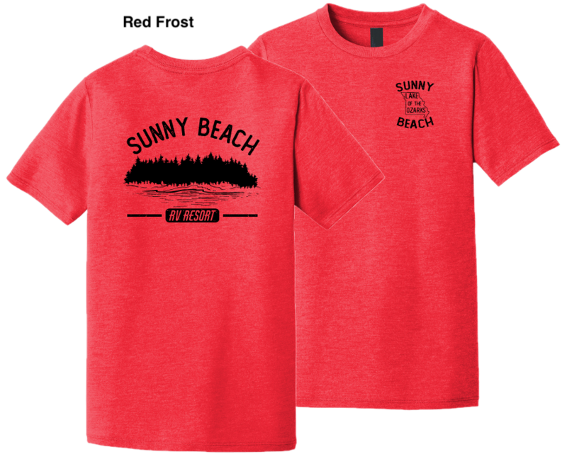 (03) Sunny Beach Youth Triblend Tee