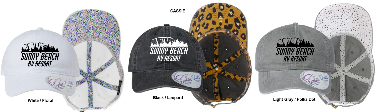 (11) Sunny Beach Ladies Undervisor Cap (Cassie)