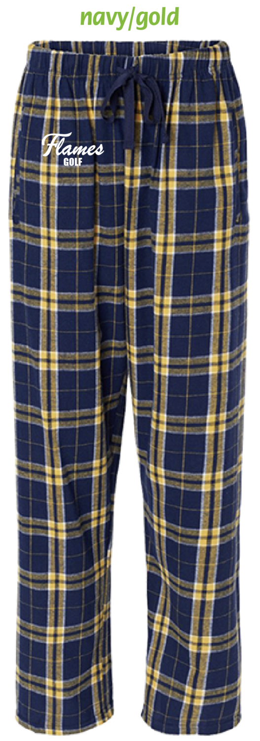(06) Flames Golf Ladies Harley Flannel Pants