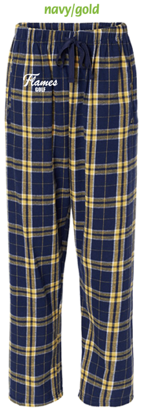 (06) Flames Golf Ladies Harley Flannel Pants