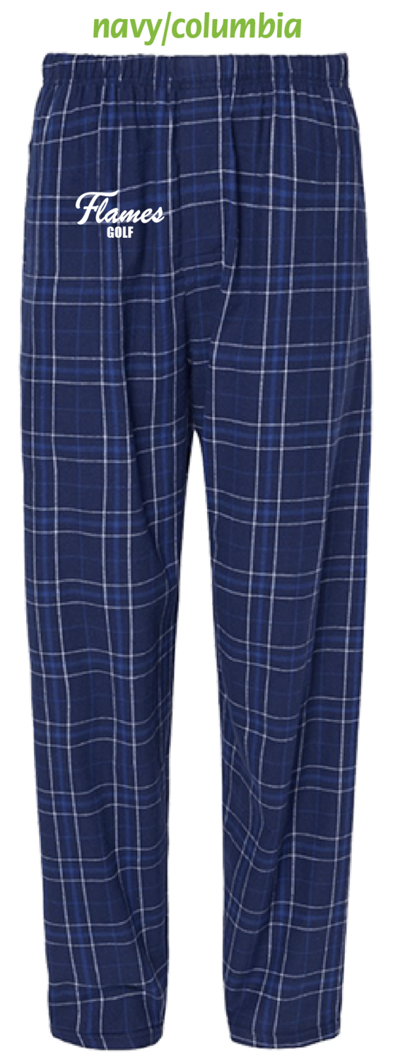 (07) Flames Golf Harley Flannel Pants