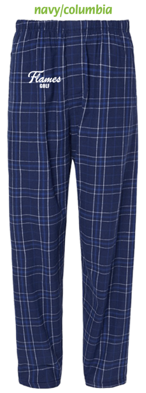 (07) Flames Golf Harley Flannel Pants