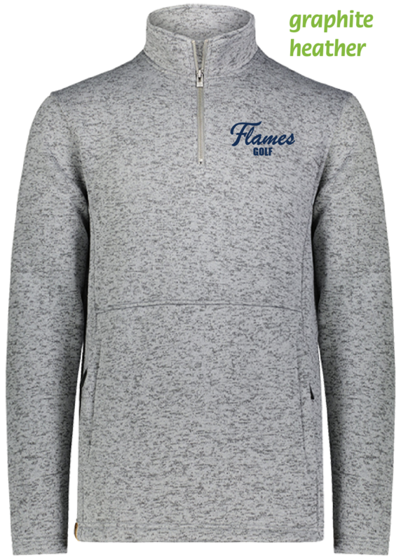 (05) Flames Golf Alpine Fleece 1/4-Zip Pullover
