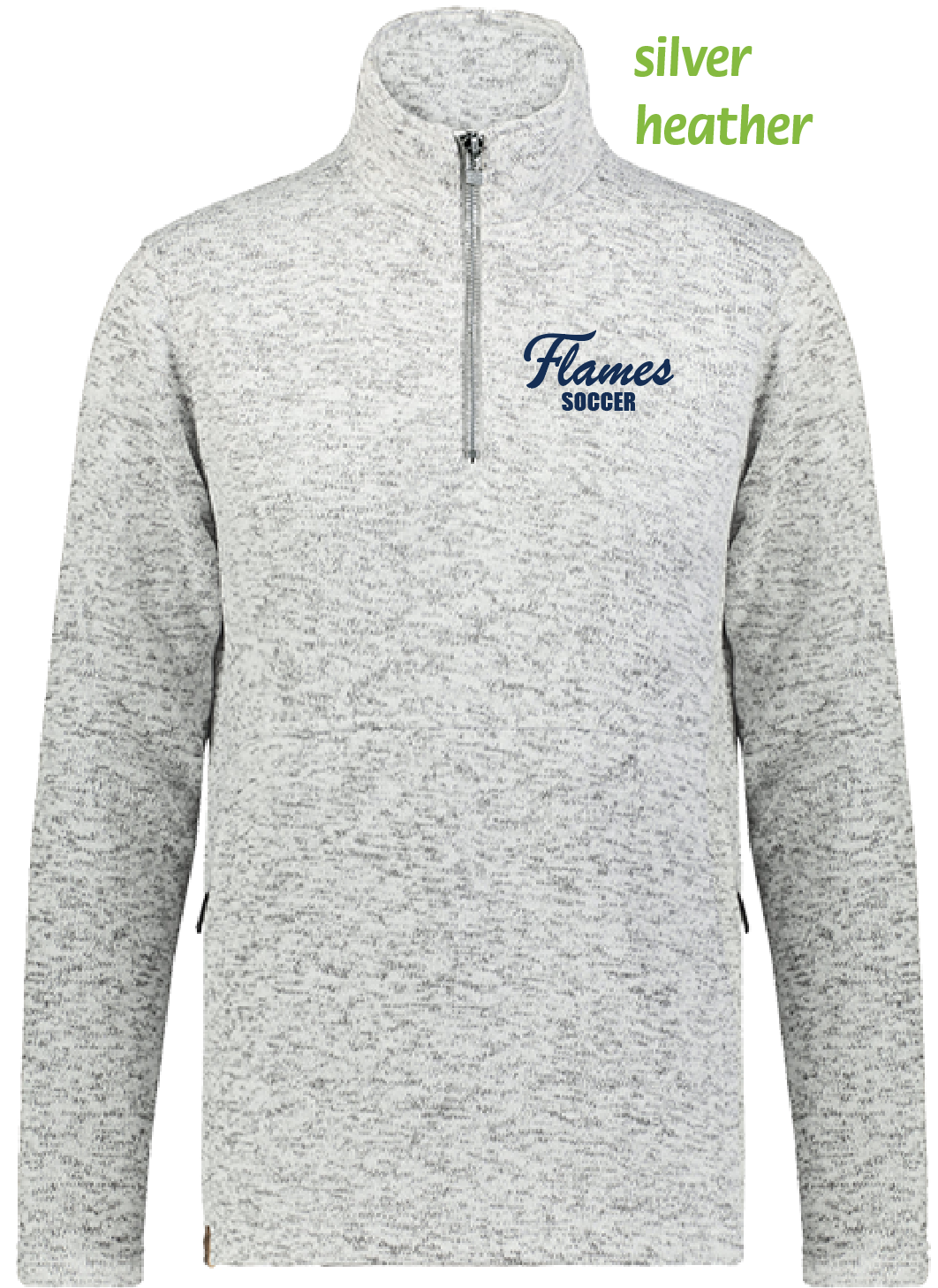 (08) Flames Soccer Ladies Alpine Fleece 1/4-Zip Pullover