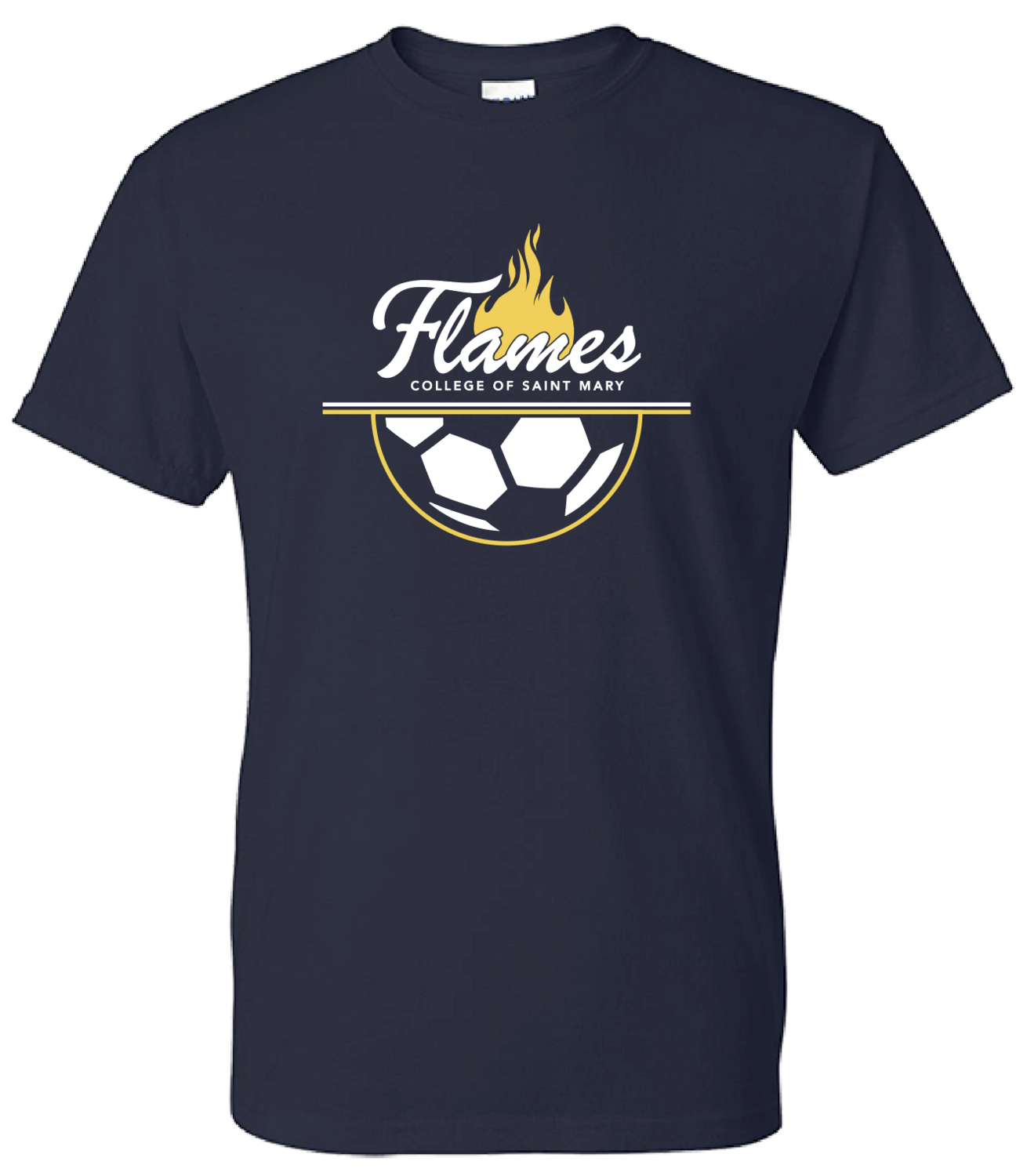 (01) Flames Soccer Short Sleeve Tee