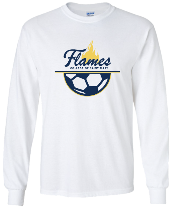 (02) Flames Soccer Long Sleeve Tee