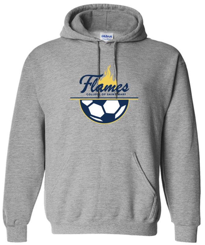 (06) Flames Soccer Hooded Sweatshirt