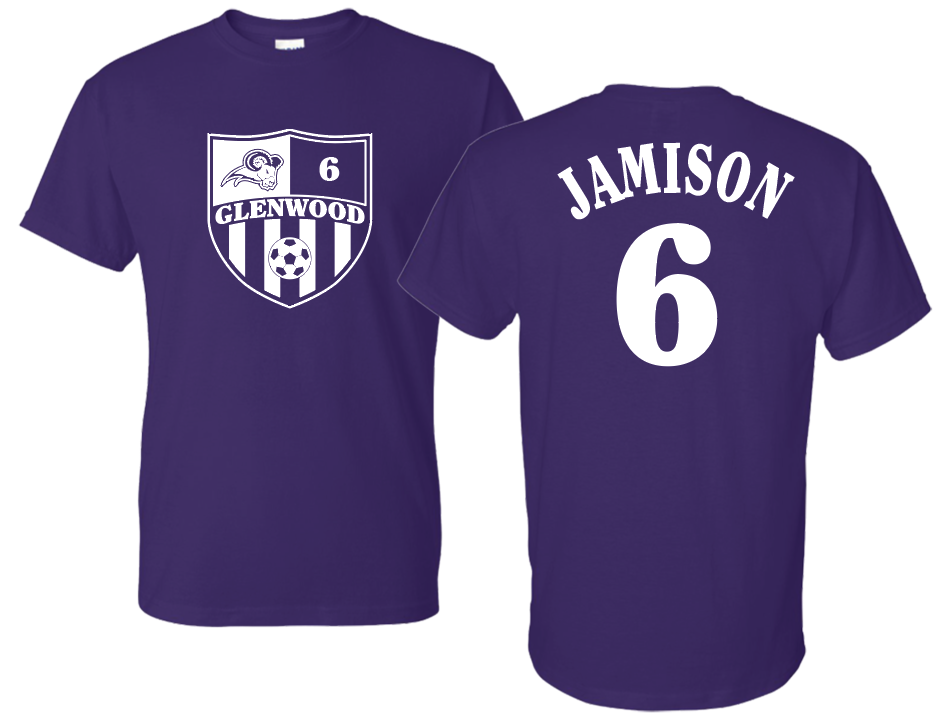 Glenwood Girls Indoor PURPLE Tee