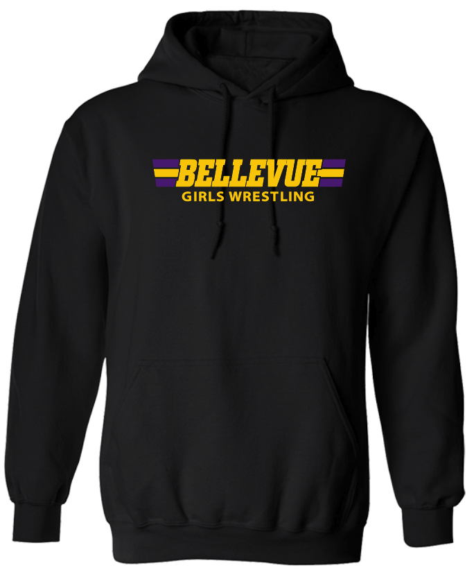 Bellevue Girls Wrestling Hoodie (WEST Colors)