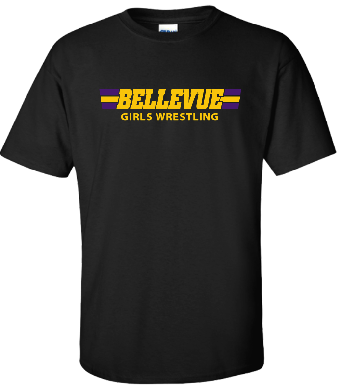Bellevue Girls Wrestling SS Tee (WEST Colors)