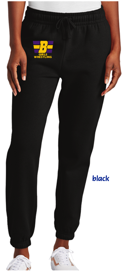 Bellevue Girls Wrestling Women&#39;s Fleece Sweatpants (WEST colors)