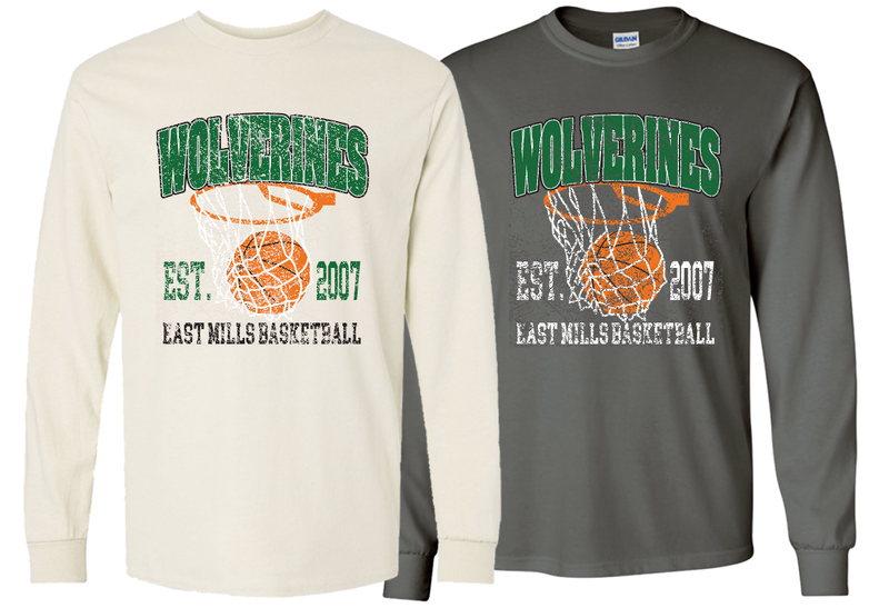 EM Basketball Long Sleeve Tee