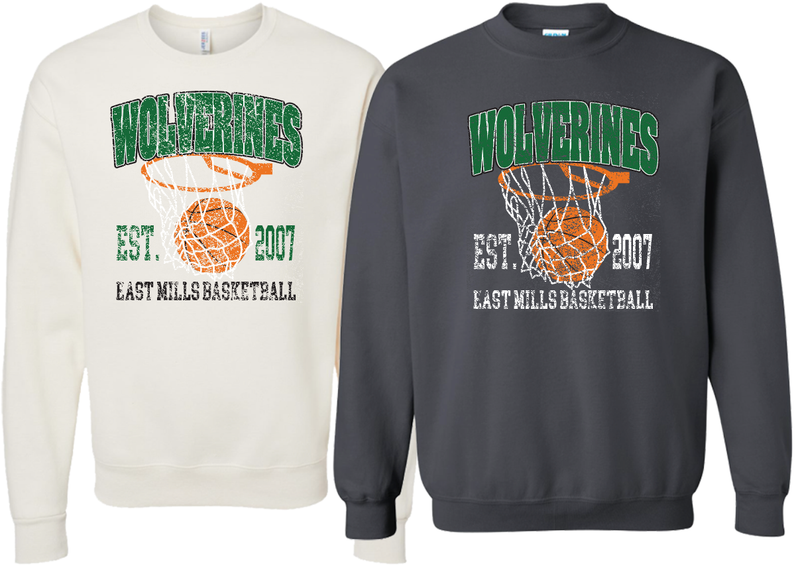 EM Basketball Crewneck Sweatshirt