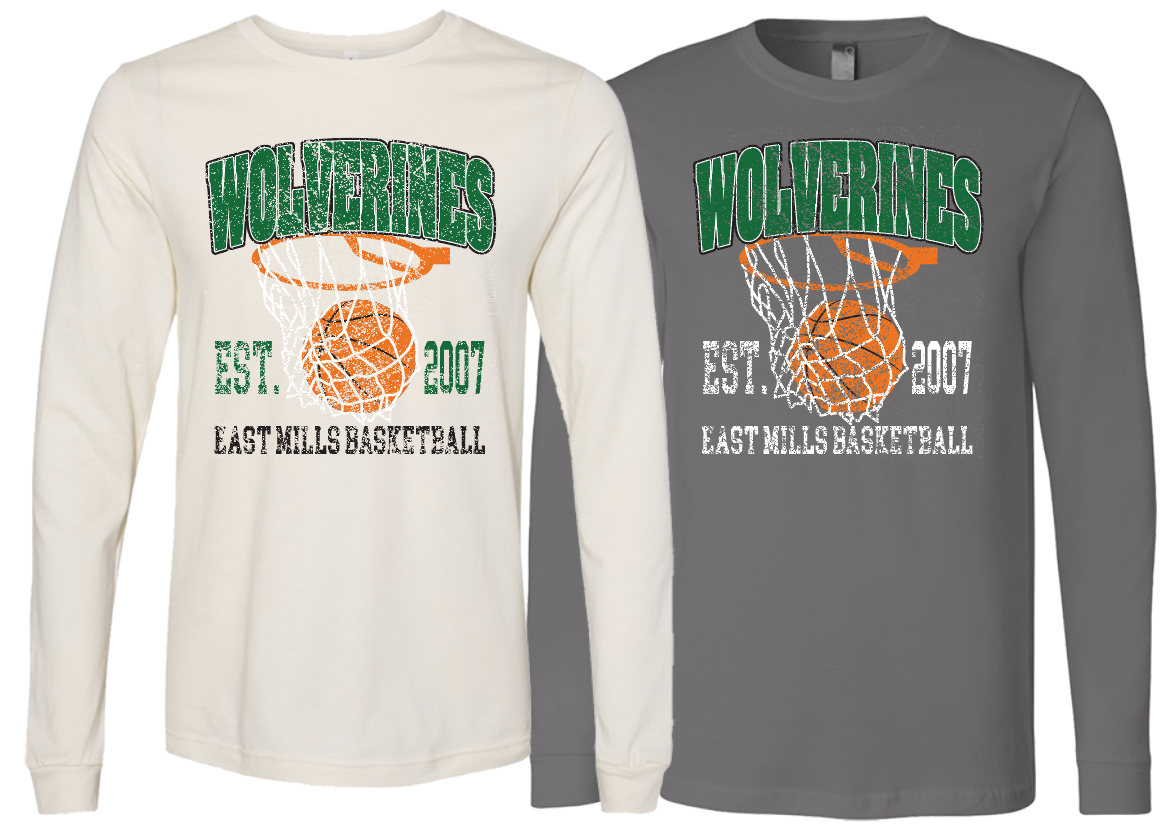 EM Basketball BELLA Long Sleeve Tee