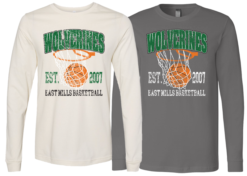 EM Basketball BELLA Long Sleeve Tee
