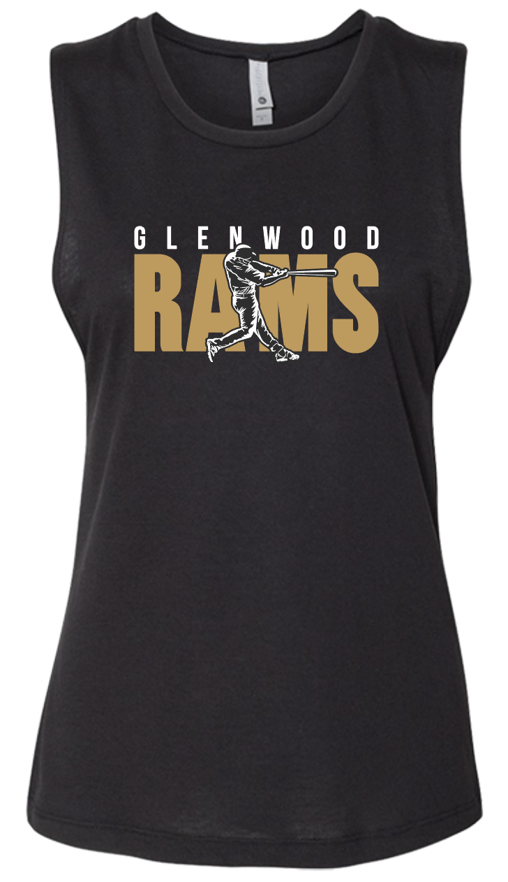 Glenwood Baseball Ladies Muscle Tank