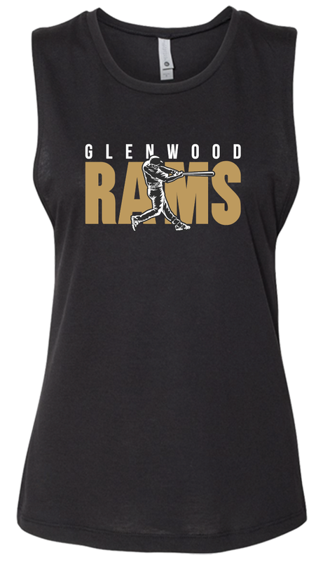 Glenwood Baseball Ladies Muscle Tank